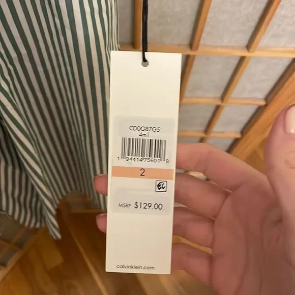 NWT Calvin Klein wrap dress - Picture 4 of 5